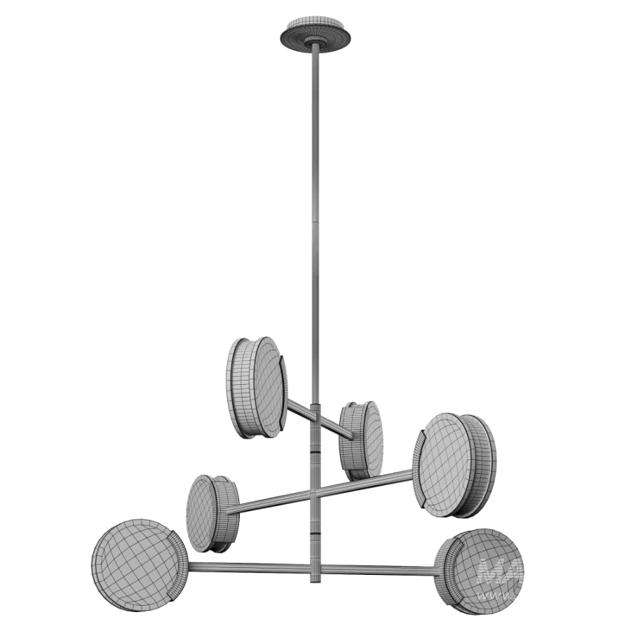 Melange 48″ Multi-Positional Chandelier by Visual Comfort - Image 7