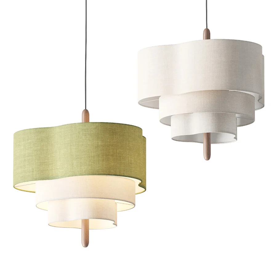 Ophel Fabric Pendant Lamp - Image 3