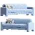 Werts Modern Chenille Sofa - Thumbnail 4