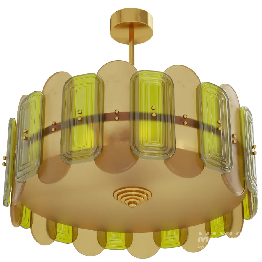 Murano Glass Chandelier - Image 1