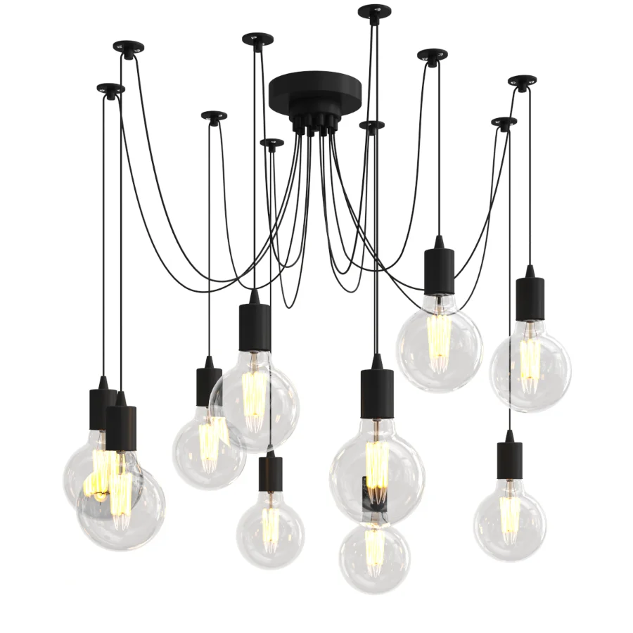 10 LIGHT CABLE PENDANT LAMP - Image 2