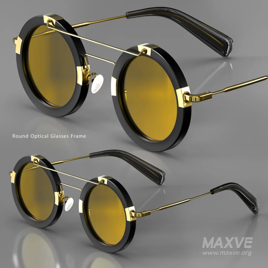 Round Optical Glasses Frame - Image 3