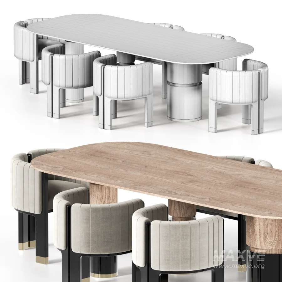 CRAWFORD DINING CHAIR and TABLE - Image 5