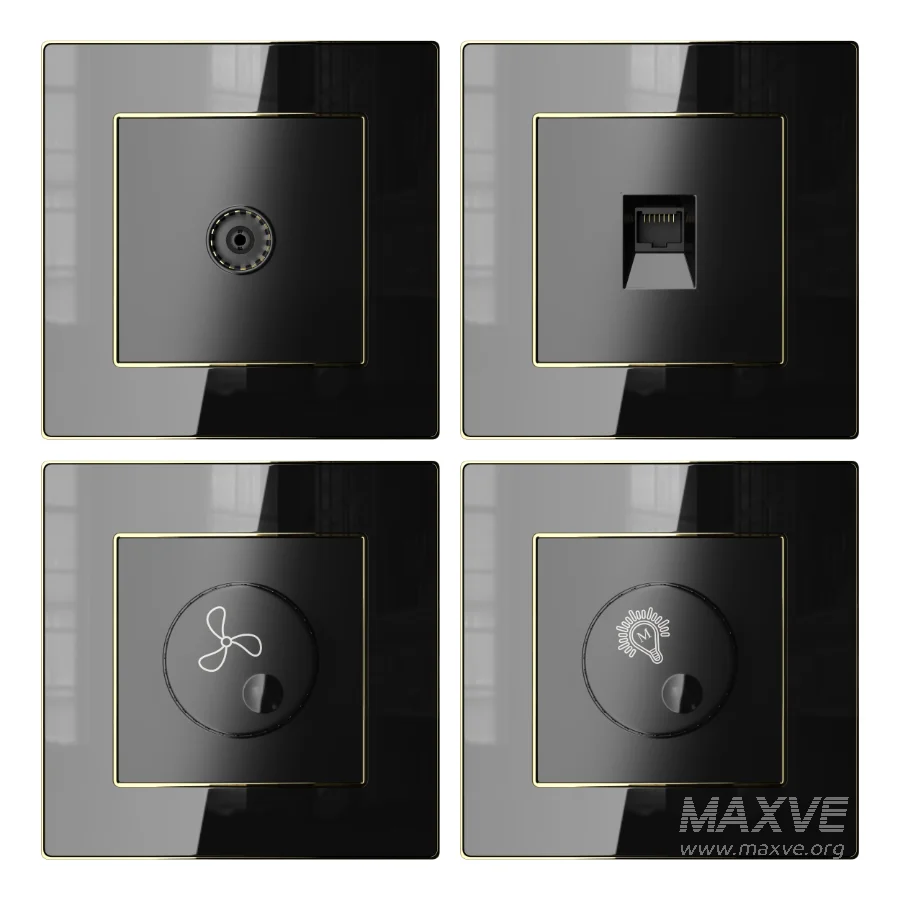 Sockets and Switches Black Glossy - Image 3