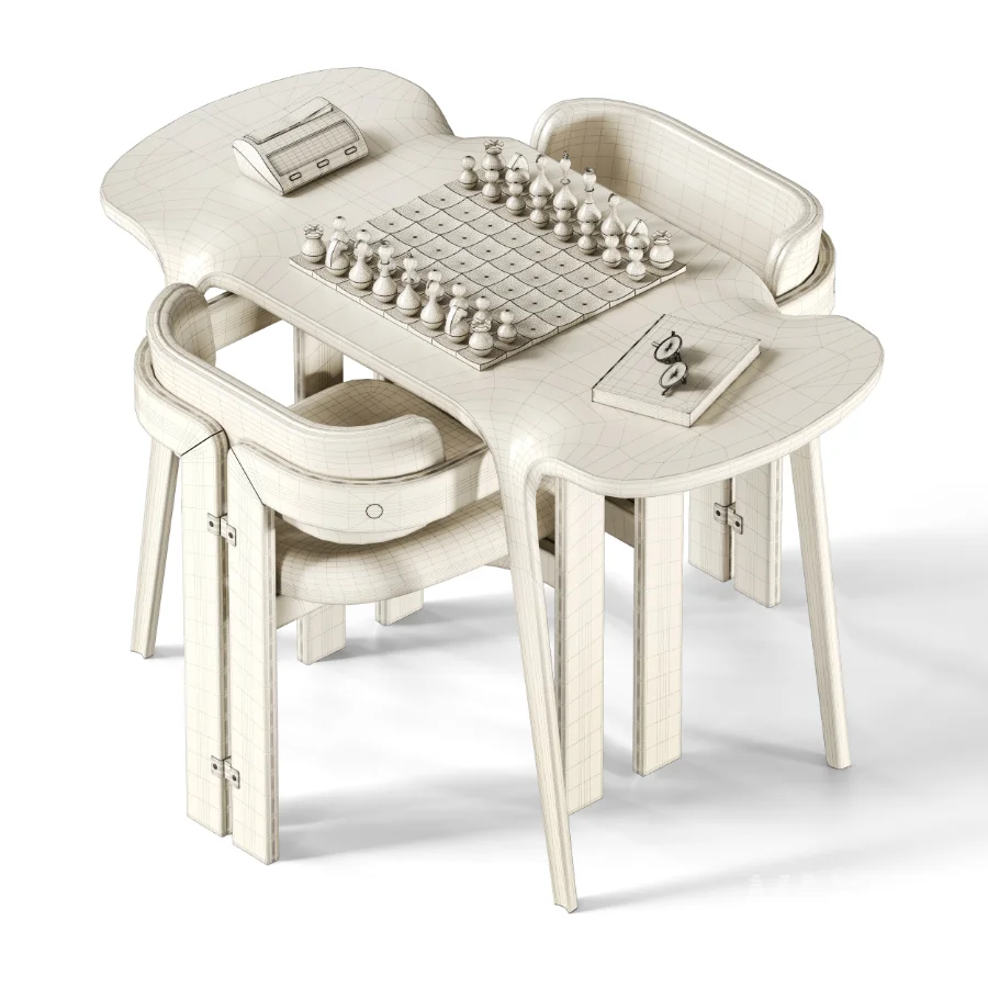 Chess Table and Chairs - Image 7