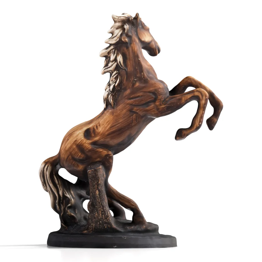 Wooden Horse Statue - Image 2