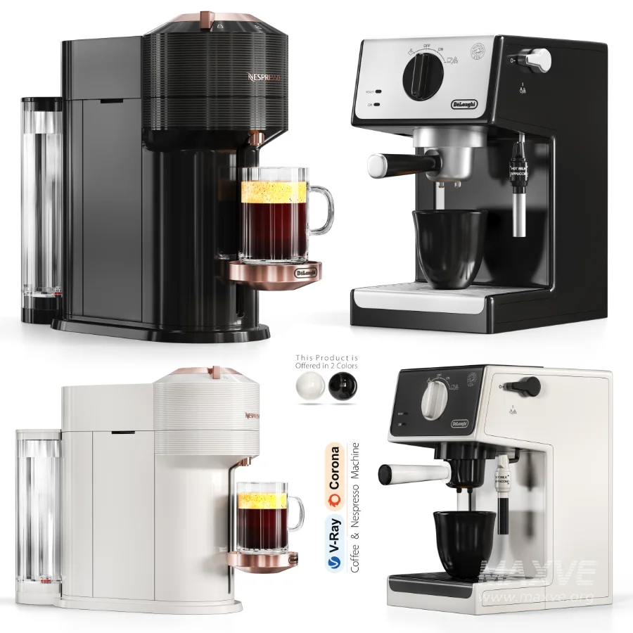 Delonghi Coffee & Nespresso Machine - Image 1