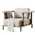 Pia Single Armchair Green - Thumbnail 2
