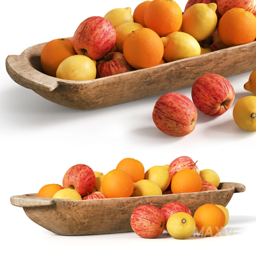 WOODEN FRUIT BASKET - Image 2