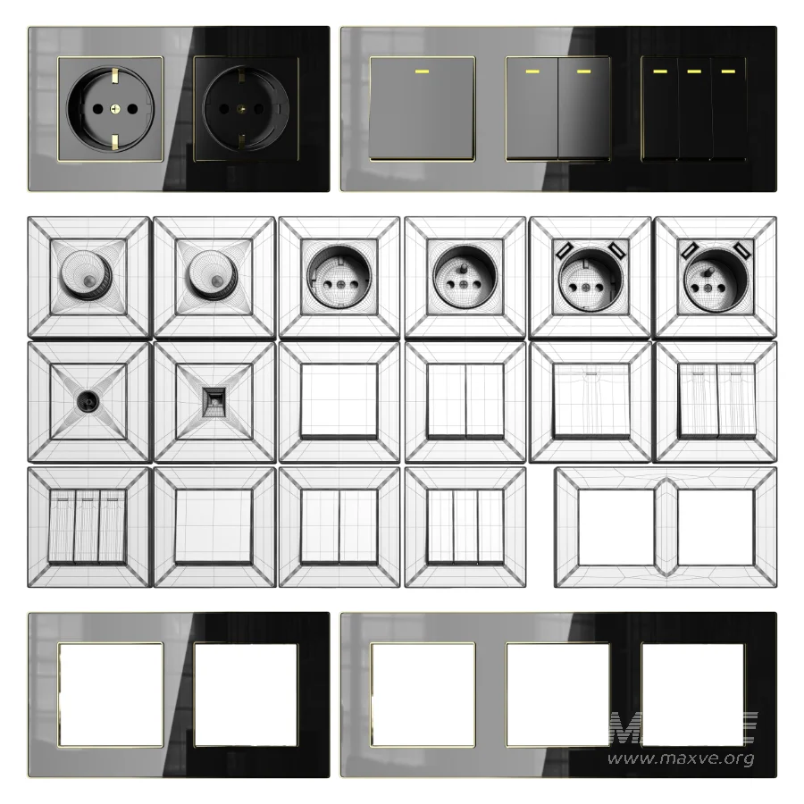 Sockets and Switches Black Glossy - Image 5