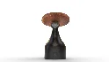 Solid Wood Pedestal End Table - Thumbnail 6