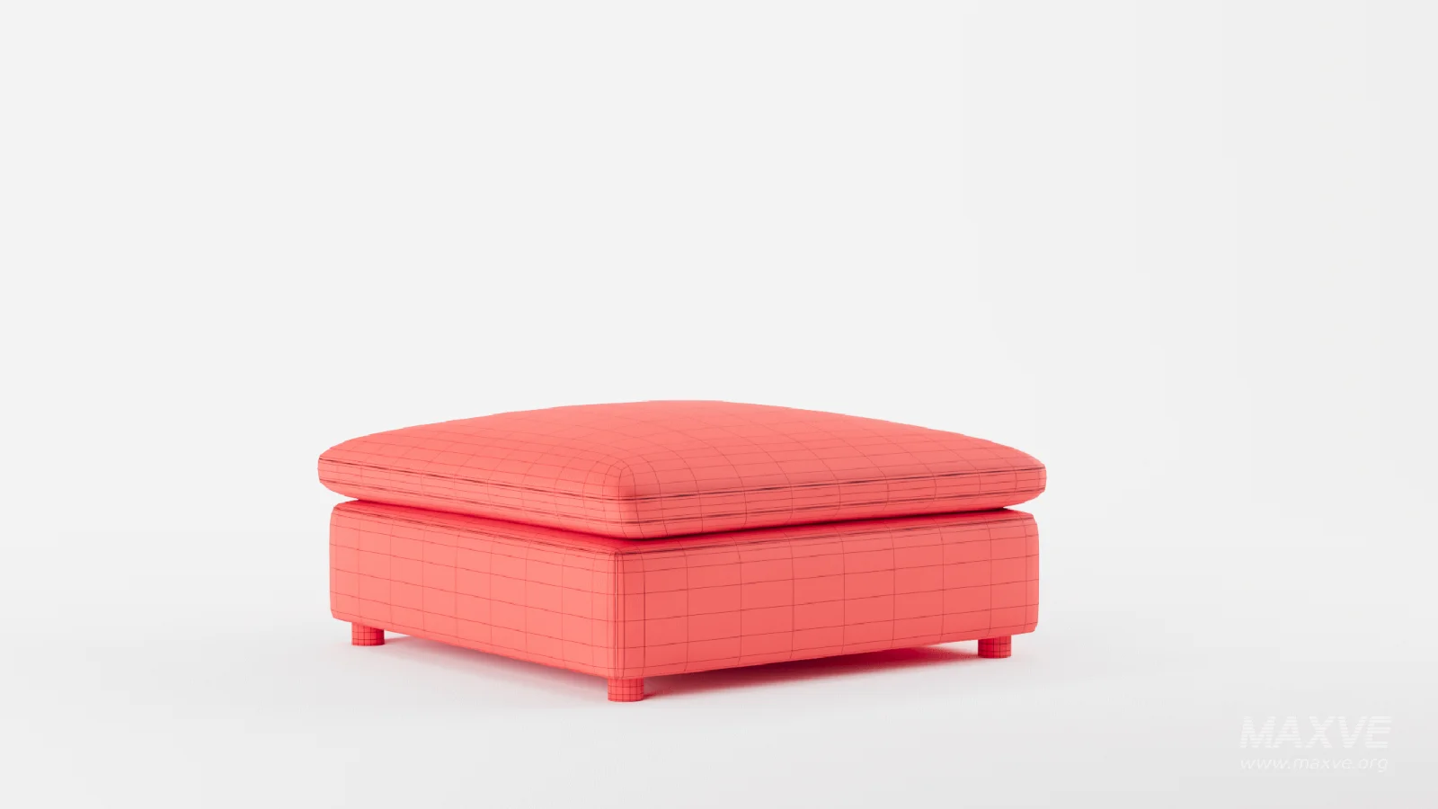 Marin Large Square Ottoman - Image 6