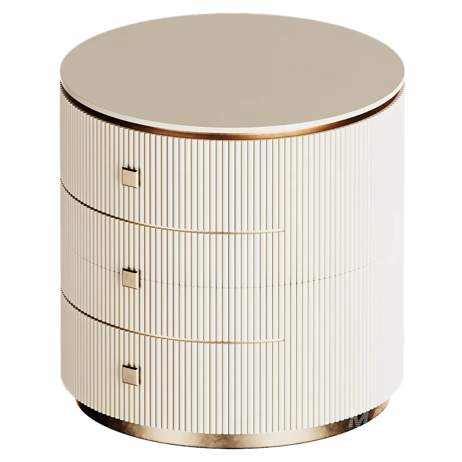 Bed Side Table Kennedy White - Image 2