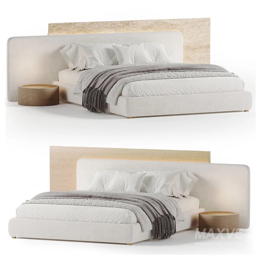 Modern Double Bed 04 - Image 5