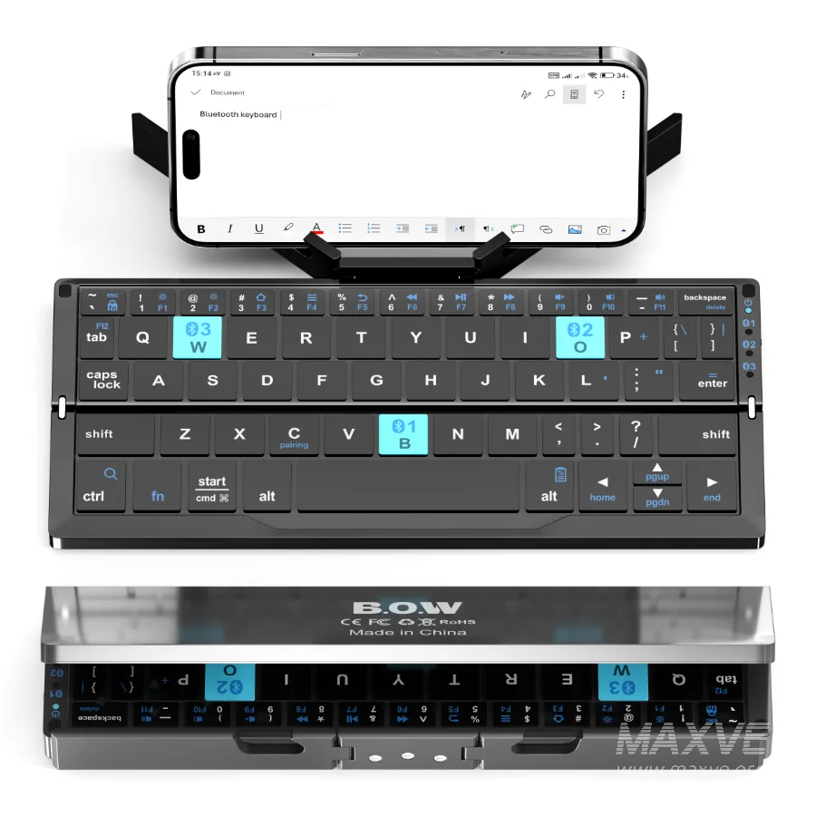 Bluetooth Keyboard Foldable - Image 2