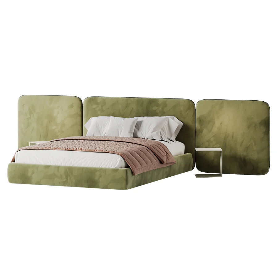 Modern Double Bed 02 - Image 1
