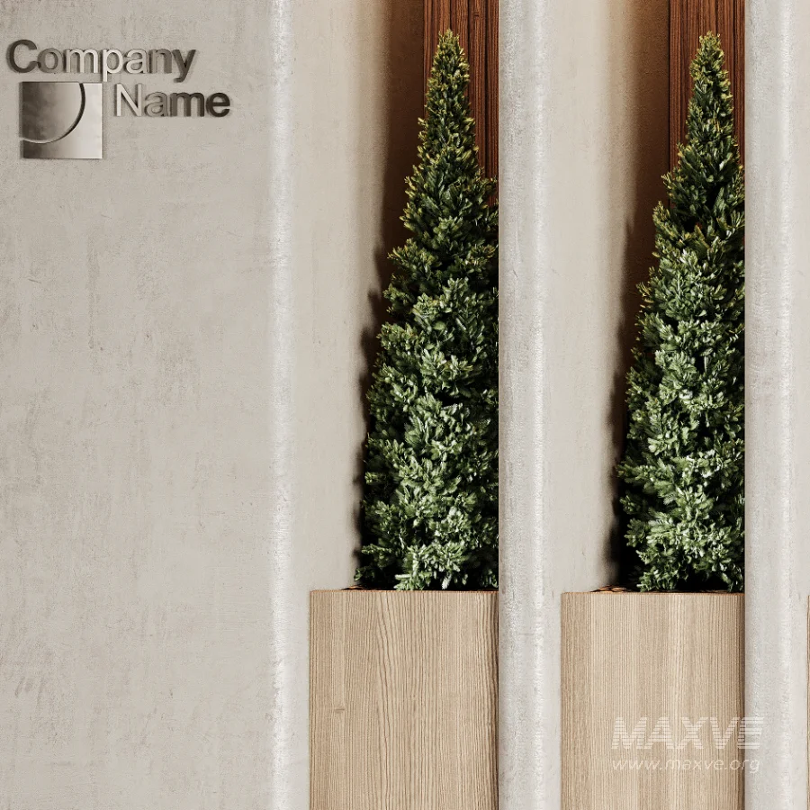 Wall with plant 12 - Image 1