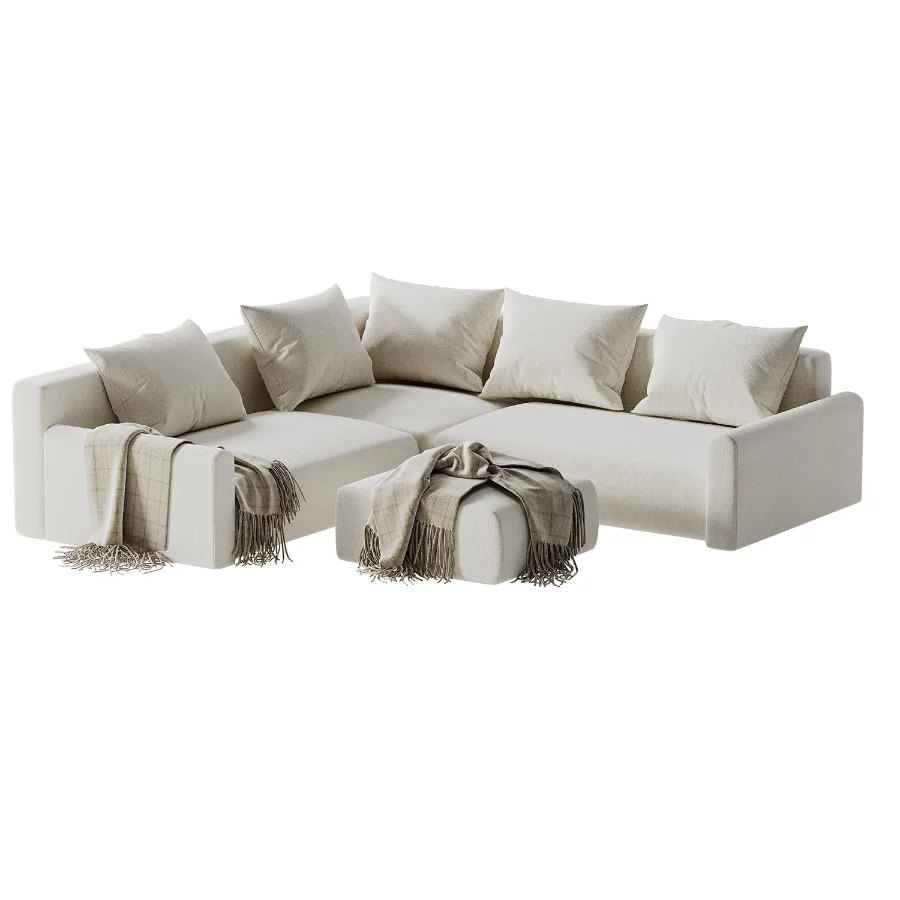 Corner sofa Kirmas 5 Velvet Eclipse divan - Image 1