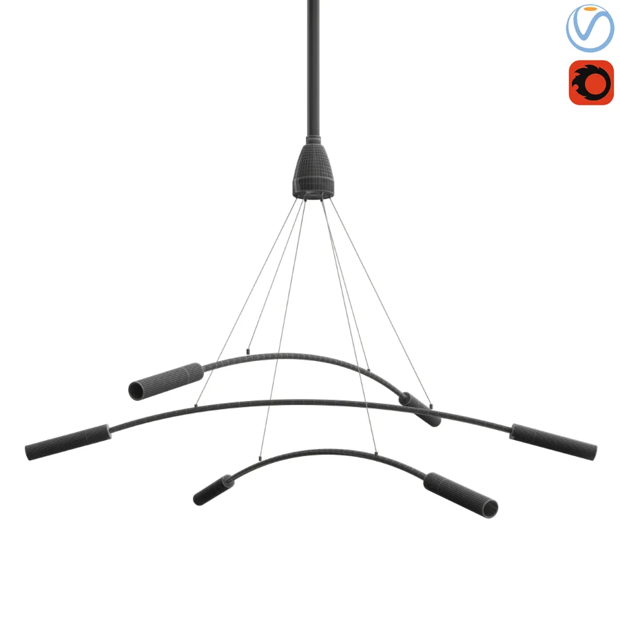 Contemporary Modern LED Chandelier - Image 2