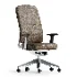 LEATHER-COVERED COMPUTER CHAIR - Thumbnail 2