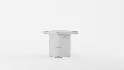 Kayla Black Concrete Side Table - Thumbnail 6