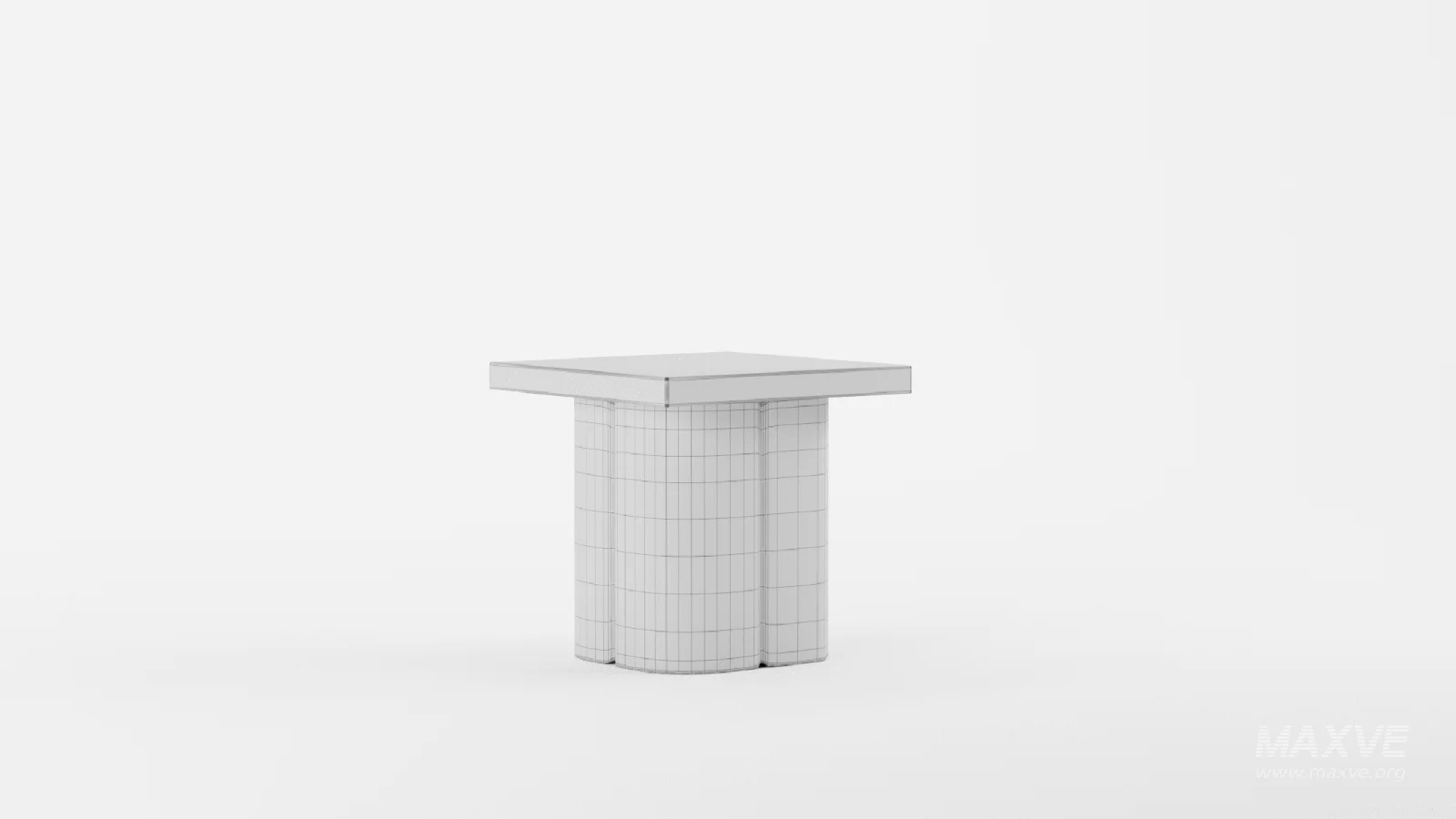 Kayla Black Concrete Side Table - Image 6