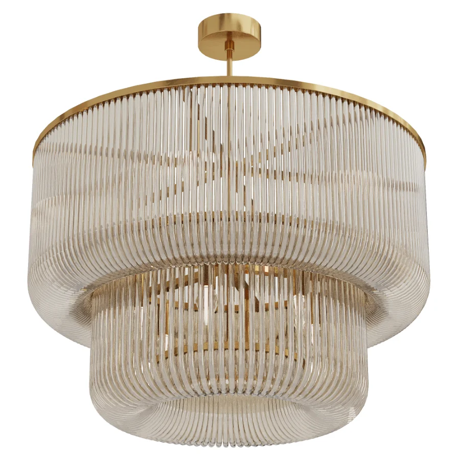 Bovola Glass Rod Chandelier - Image 2