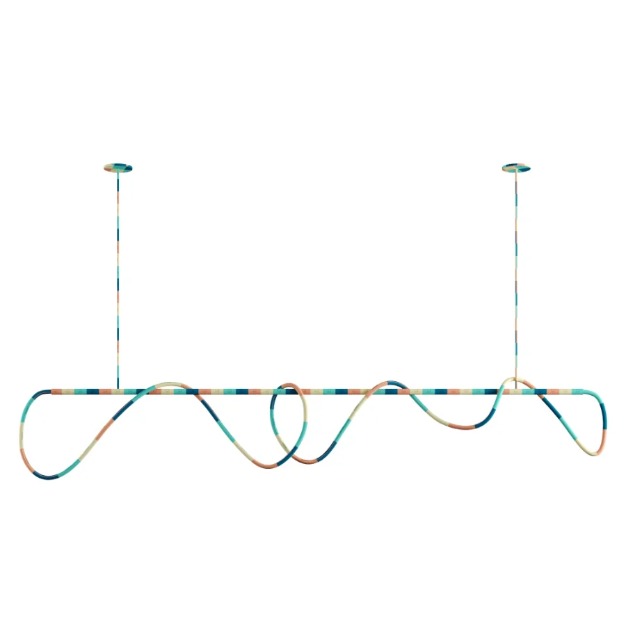 Festif Linear Pendant Lamp by Dbianco vol 5 - Image 2