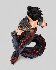 Fantasy Half-Man Half-Dragon Warrior 3D Character Model - Thumbnail 3