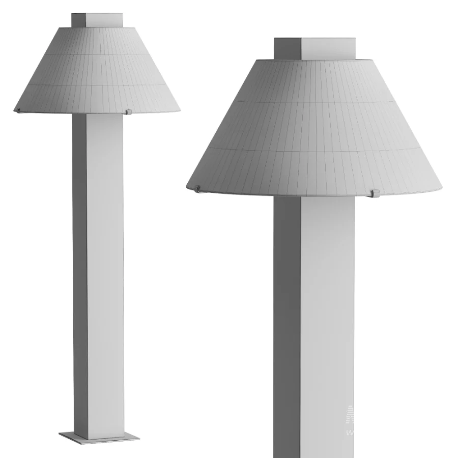 Jamie Young Craftsman Wood Floor Lamp - Image 3