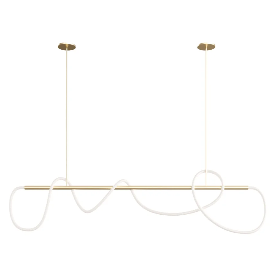 Festif Linear Pendant Lamp by Dbianco vol 3 - Image 9