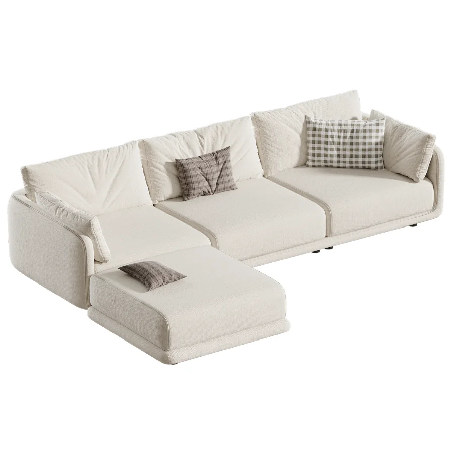 Naples Modular Upholstered Chaise L-Sectional - Image 2