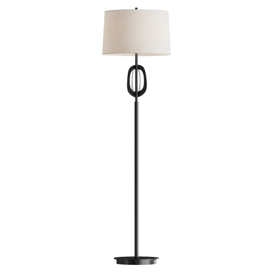 Oil Rubbed Bronze Metal Floor Lamp - Image 2