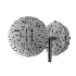 Atom wall lamp by Aromas - Thumbnail 3