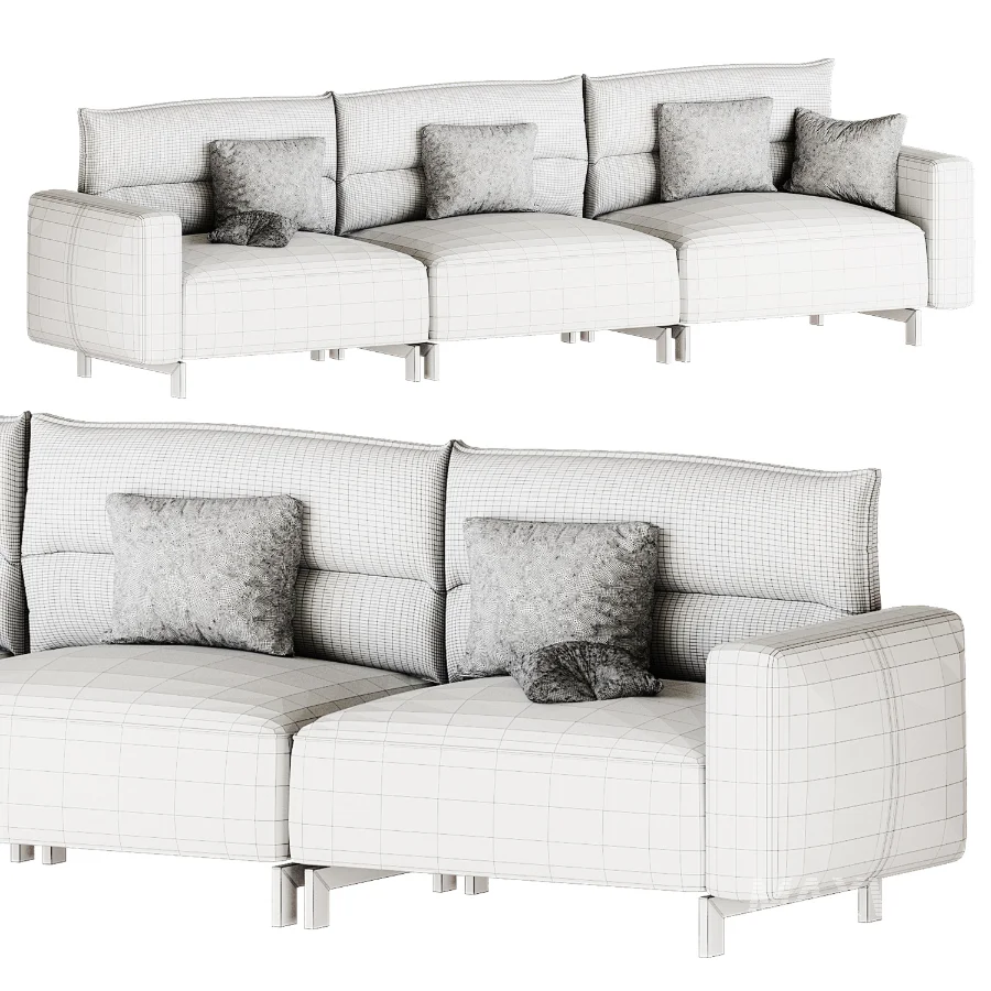 Aria Sofa By Saloni - Image 4