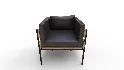 Living Room PU Leather Leisure Sofa Chair - Thumbnail 7