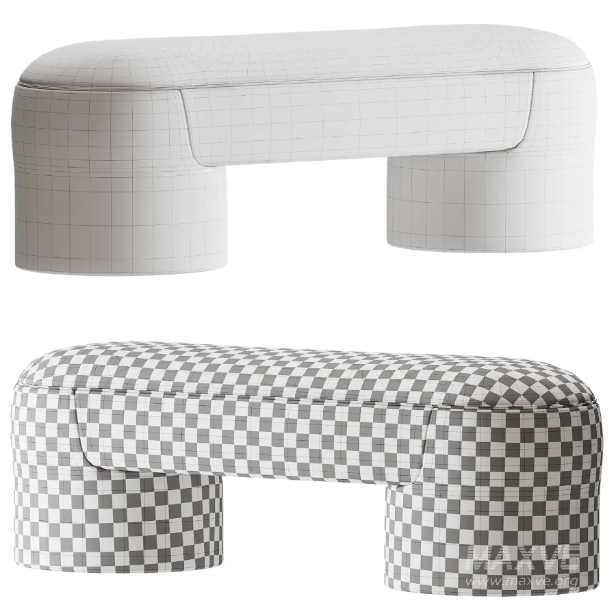Ontario ottoman by Dantonehome - Image 3