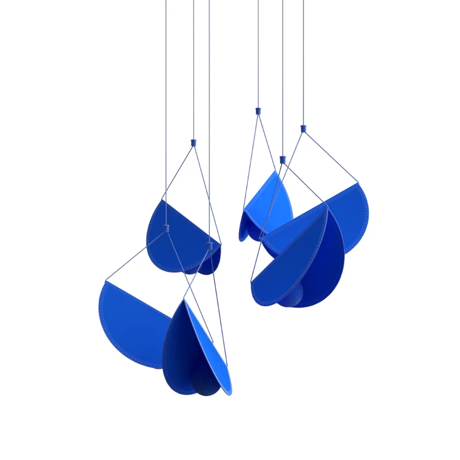 White glider pendant light - Image 1