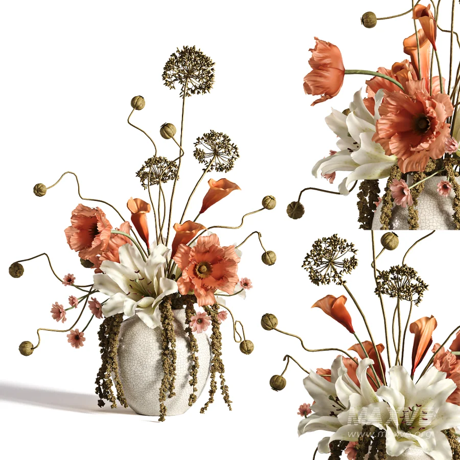 Terracotta Botanical Arrangement 59 - Image 1