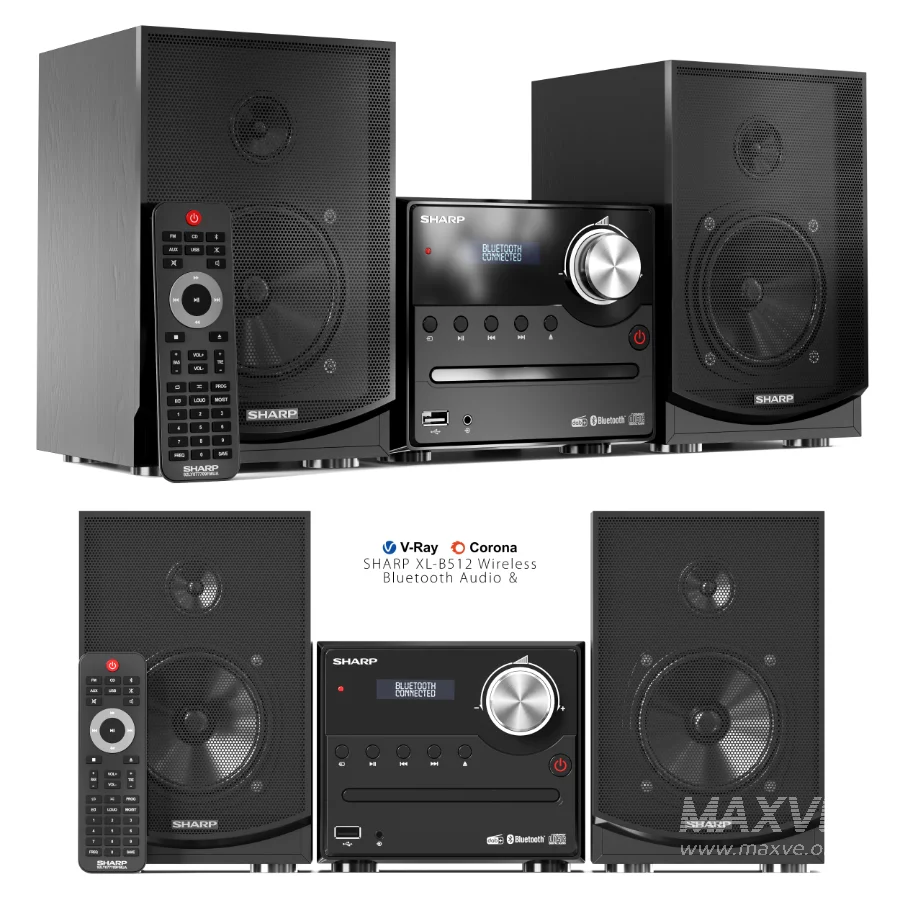 Sharp XL-B512 Wireless & Bluetooth Audio - Image 1