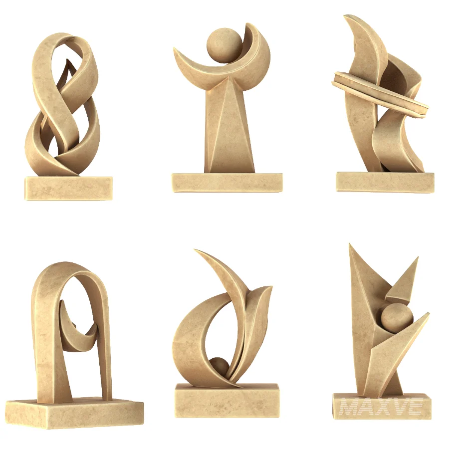 Abstract Modern Sculpture 03 - Image 1
