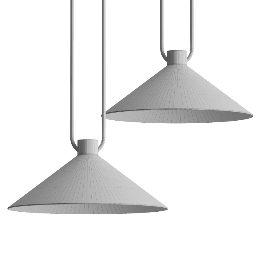 Vaxeuran Industrial Metal Cone Pendant Light - Image 3