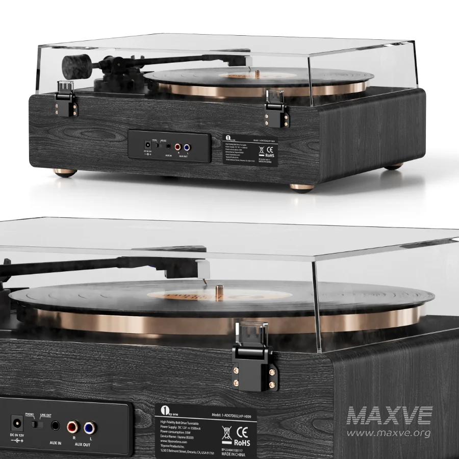 1 by one Gramophone BS020-B - Image 4