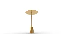 Patson Tray Top Pedestal End Table - Thumbnail 1