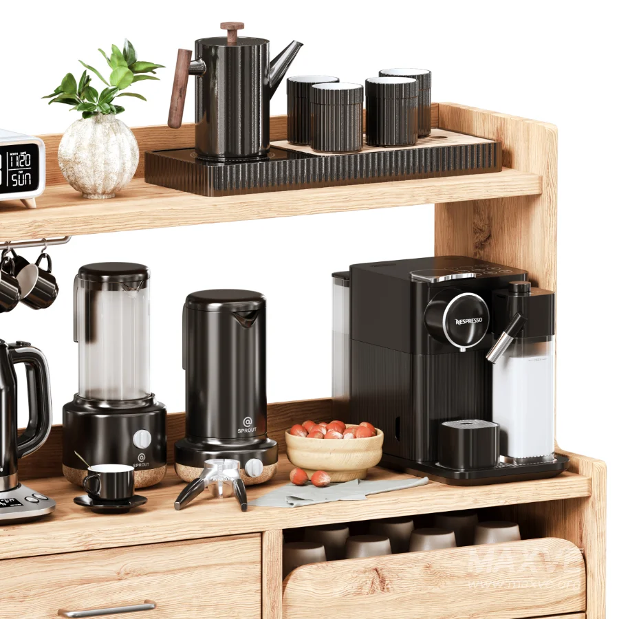 Kitchen Set & Wood Sideboard - Image 5