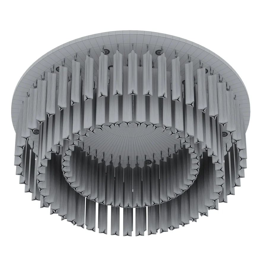 Transparent Triangle Ceiling Lamp - Image 3