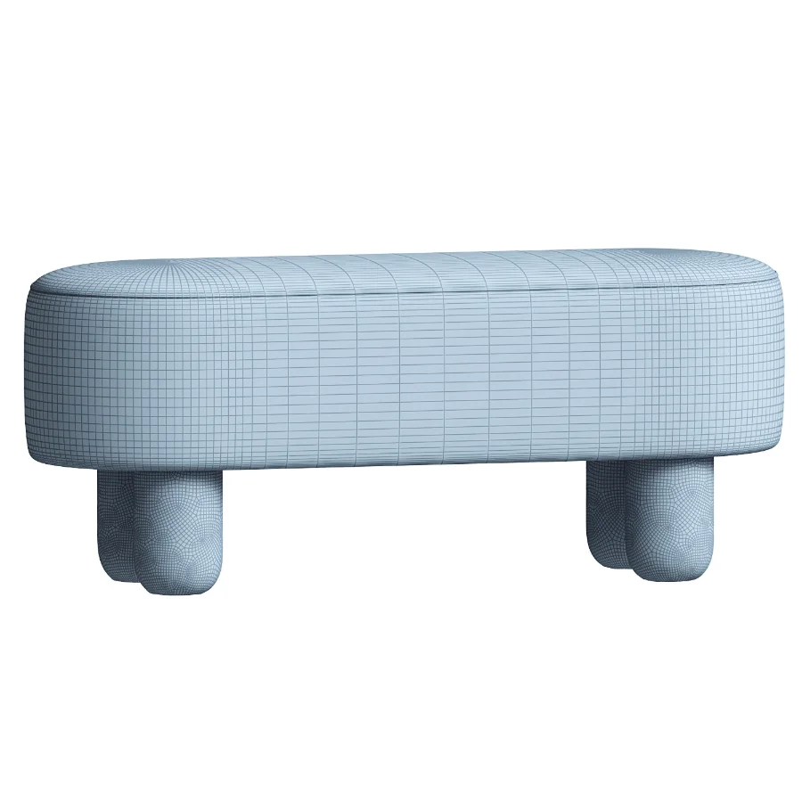 Bellamy Olive Velvet Bench - Image 2