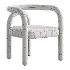 Modern Design Armless Open Back Chairs Fabric Dining Chairs - Thumbnail 7