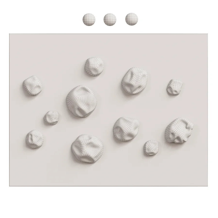 Gold Organic Wall Decor 07 - Image 2