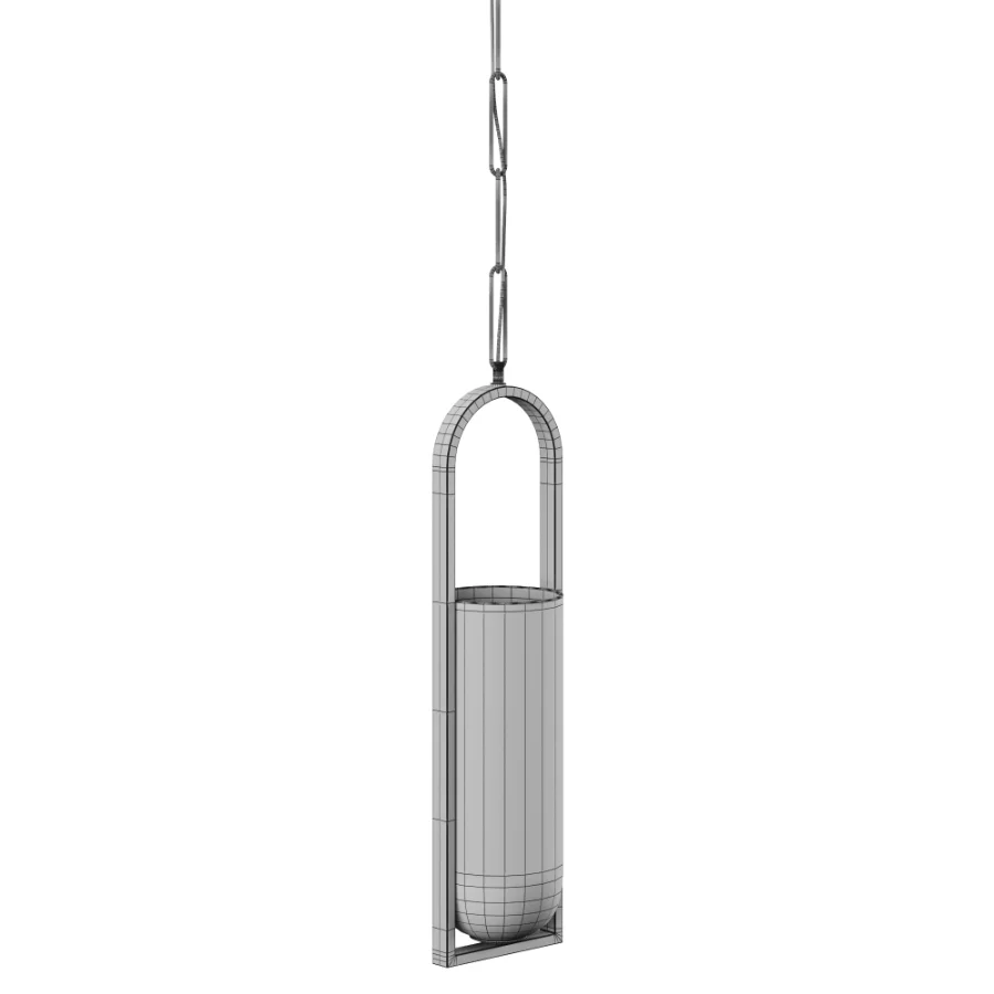 Melange Small Elongated Pendant by Visual Comfort - Image 5